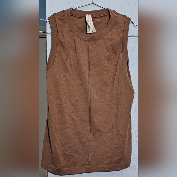Athleta - Ascent Seamless Tank - Size Small - Rustic Beige - Picture 2 of 5